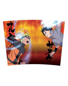 NARUTO SHIPPUDEN - TAZA DE VIAJE "NARUTO VS SASUKE" Vista 2