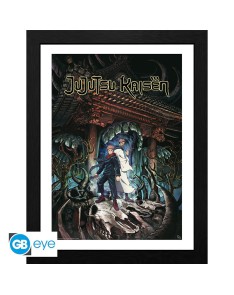 JUJUTSU KAISEN - POSTER CON MARCO "ITADORI & SUKUNA"