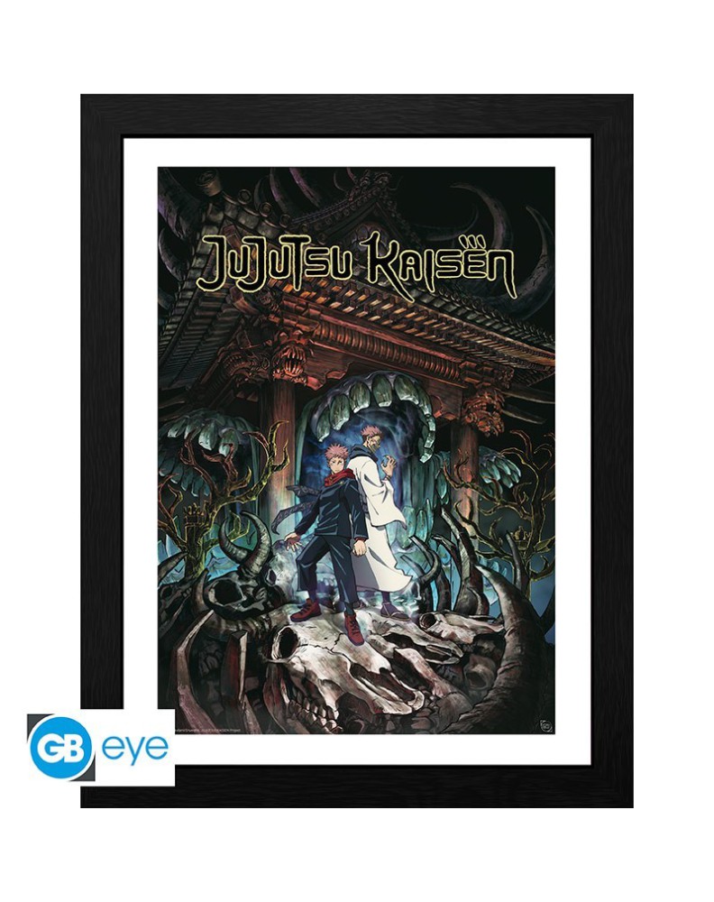 JUJUTSU KAISEN - FRAMED PRINT "ITADORI & SUKUNA"