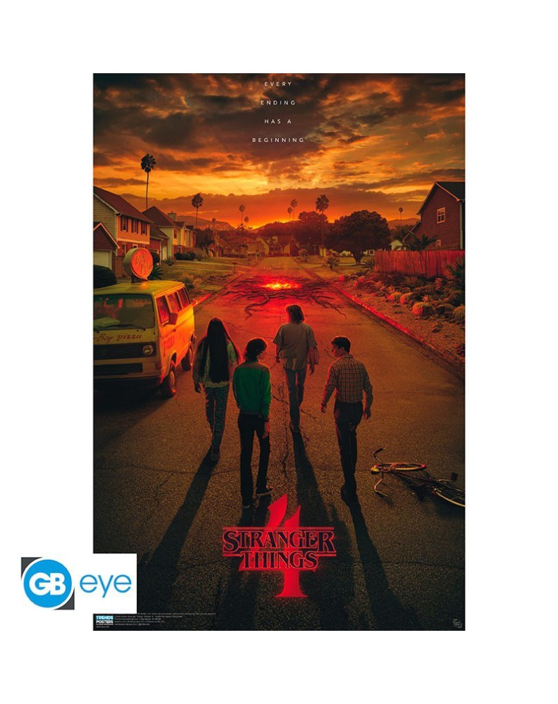 STRANGER THINGS S4 - POSTER «CALIFORNIA TEASER» (91.5X61)