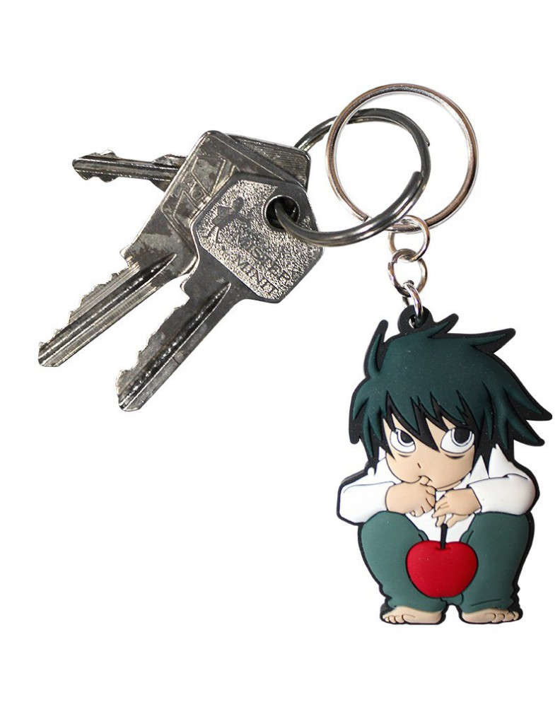 DEATH NOTE - KEYCHAIN PVC "L - CHARACTER"  Vista 2