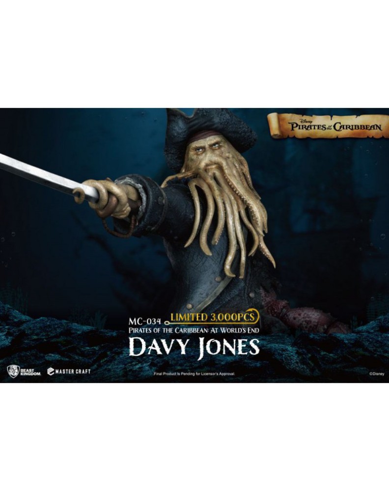 PIRATES DES CARAÏBES - MASTER CRAFT - DAVY JONES - 42 CM Vista 3