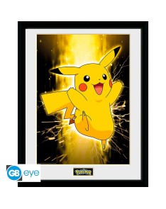 POKEMON - POSTER CON MARCO "PIKACHU"*