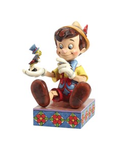 DECORATIVE FIGURE PINOCCHIO AND Jiminy Cricket