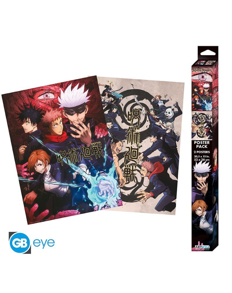 JUJUTSU KAISEN - SET 2 CHIBI POSTERS - GROUP AND SCHOOLS (52X38) JUJUTSU KAISEN - SET 2 CHIBI POSTERS - GROUP AND SCHOOLS (52X38)
