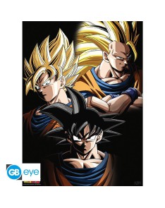 DRAGON BALL - POSTER "GOKU TRANSFORMATIONS" (52X38)