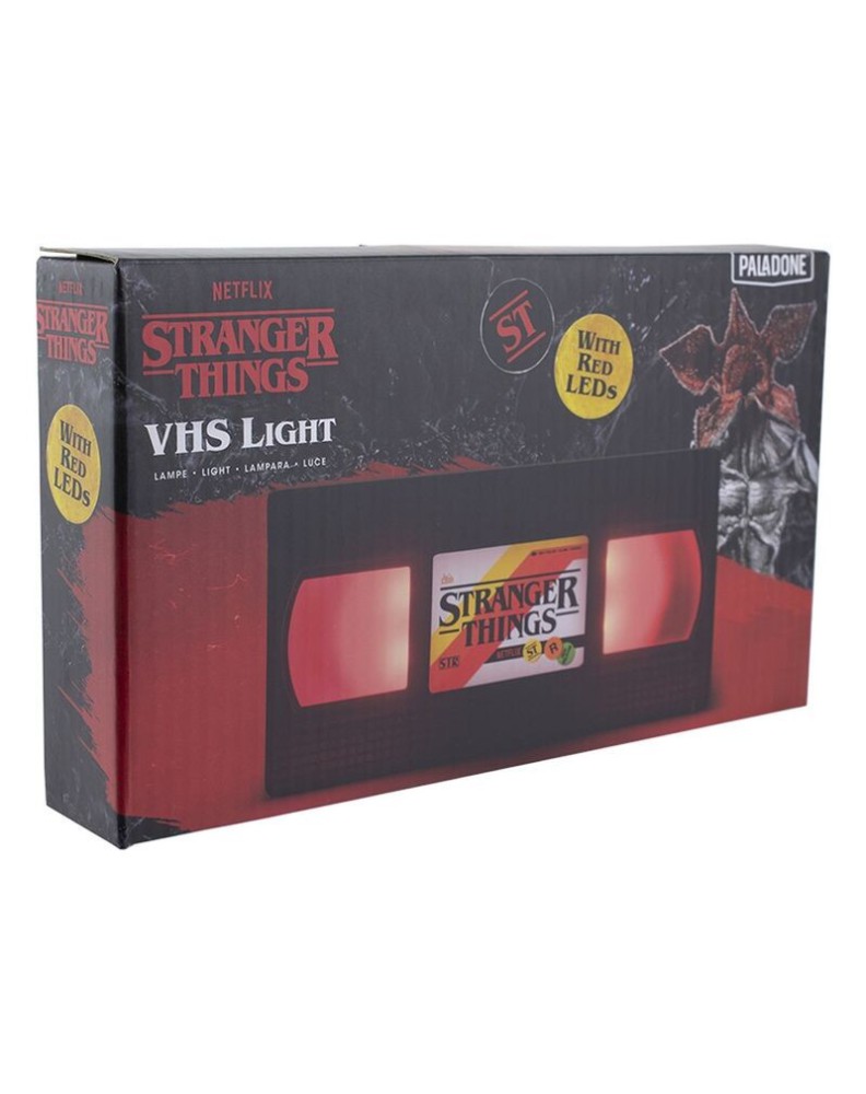 LÁMPARA STRANGER THINGS VHS LOGO