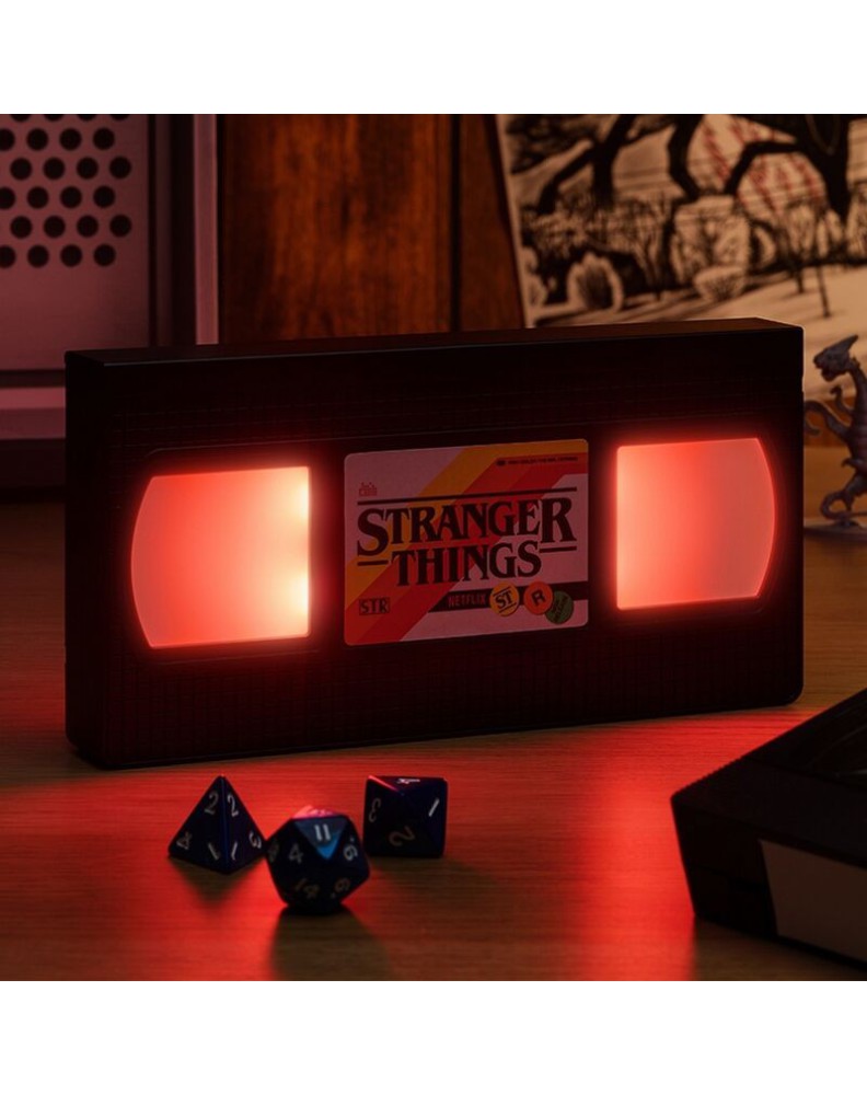 LÁMPARA STRANGER THINGS VHS LOGO Vista 3