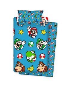 SUPER MARIO COTTON SHEETS SET 90CM