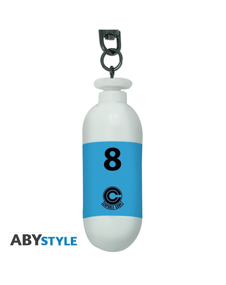DRAGON BALL - KEYCHAIN 3D "DBZ/BLUE PLASTIC CAPSULE"