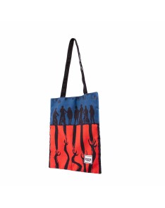 STRANGER THINGS MULTICOLOUR SHOPPING BAG STRANGER THINGS FLAG - 33cm x 40cm x 1c Vista 2