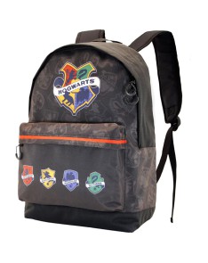 HARRY POTTER GREY FAN HS BACKPACK HARRY POTTER COLLEGE - 30cm x 43cm x 18cm Vista 2