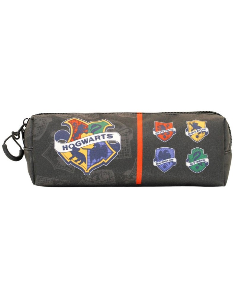 HARRY POTTER GREY FAN SQUARE PENCIL CASE HARRY POTTER COLLEGE - 21cm x 8cm x 5.5