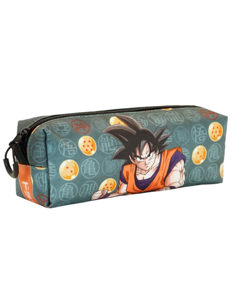 DRAGON BALL GREEN FAN SQUARE PENCIL CASE DRAGON BALL STRENGHT - 21cm x 8cm x 5.5