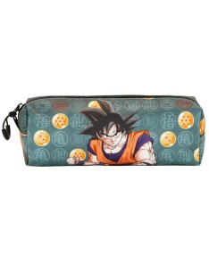 DRAGON BALL GREEN FAN SQUARE PENCIL CASE DRAGON BALL STRENGHT - 21cm x 8cm x 5.5 Vista 2