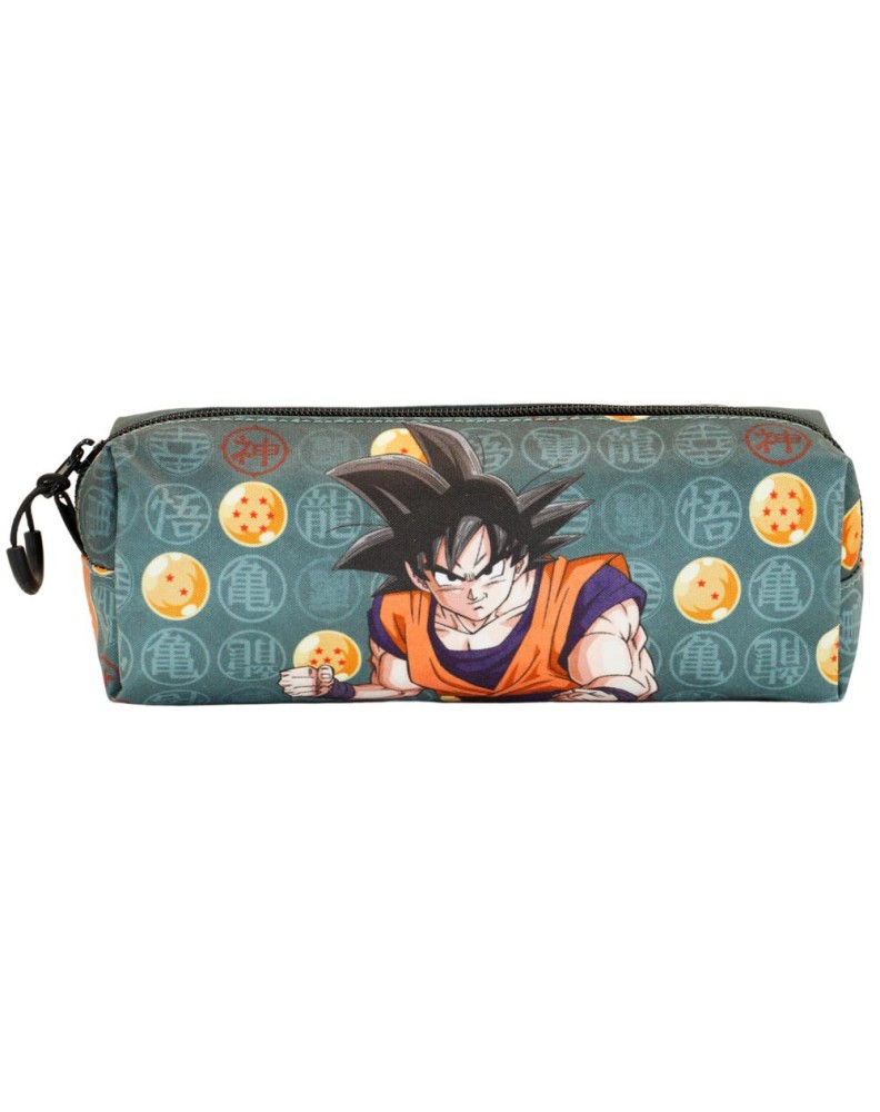 DRAGON BALL GREEN FAN SQUARE PENCIL CASE DRAGON BALL STRENGHT - 21cm x 8cm x 5.5 Vista 2