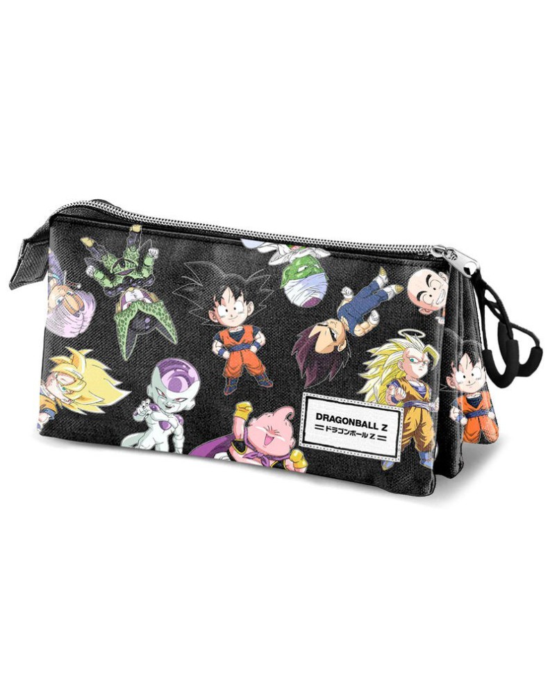 DRAGON BALL BLACK TRIPLE HS PENCIL CASE DRAGON BALL SD - 23cm x 11cm x 7cm