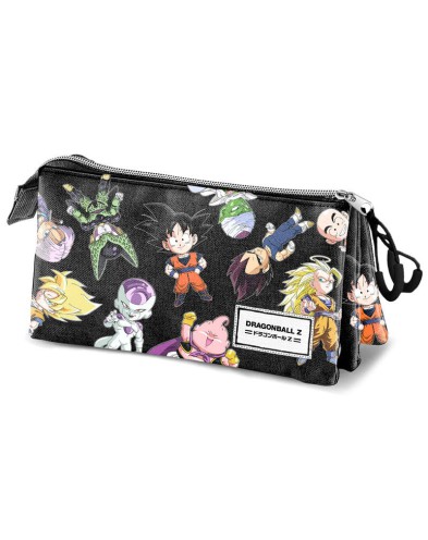 DRAGON BALL BLACK TRIPLE HS PENCIL CASE DRAGON BALL SD - 23cm x 11cm x 7cm