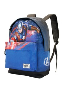 CAPITÃN AMÃ‰RICA AZUL MOCHILA HS FAN CAPITÃN AMÃ‰RICA FULL - 30cm x 43cm x 18c