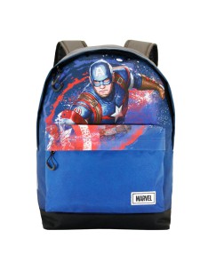 CAPTAIN AMERICA BLUE FAN HS BACKPACK CAPTAIN AMERICA FULL - 30cm x 43cm x 18cm Vista 2