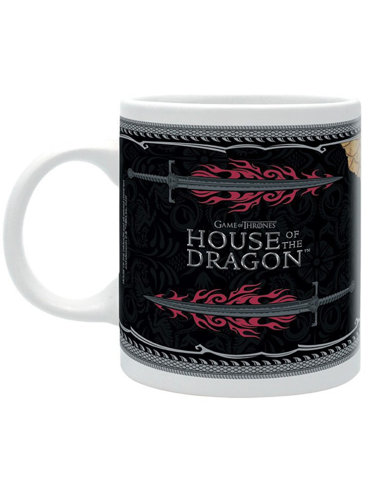HOUSE OF THE DRAGON - MUG - 320 ML - TARGARYEN DRAGON CREST - SUBLI Vista 2