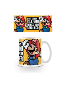 TAZA DESAYUNO SUPER MARIO MAKES YOU SMALLER