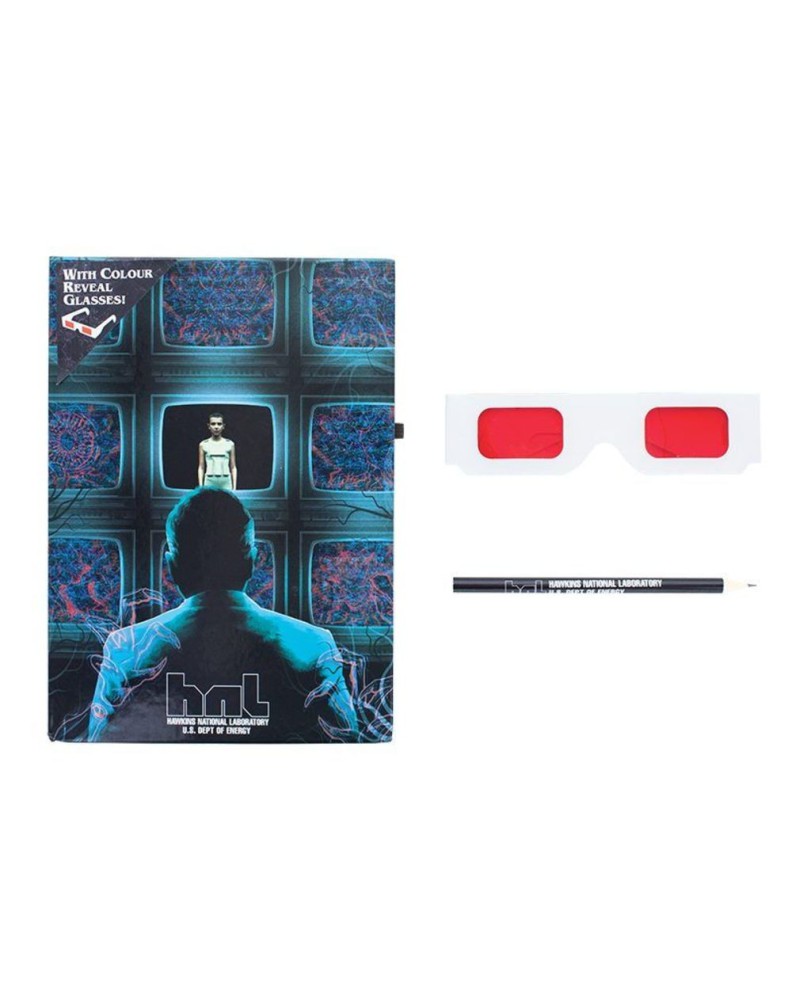 SET DE CUADERNO Y LÁPIZ STRANGER THINGS LABORATORI Vista 2