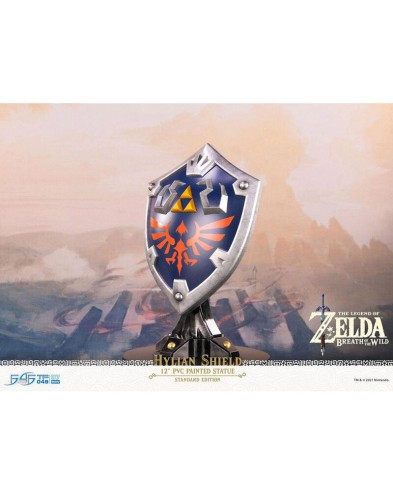 REPLICA FIRST 4 FIGURES THE LEGEND OF ZELDA BREATH OF THE WILD HYLIANO SHIELD View 3