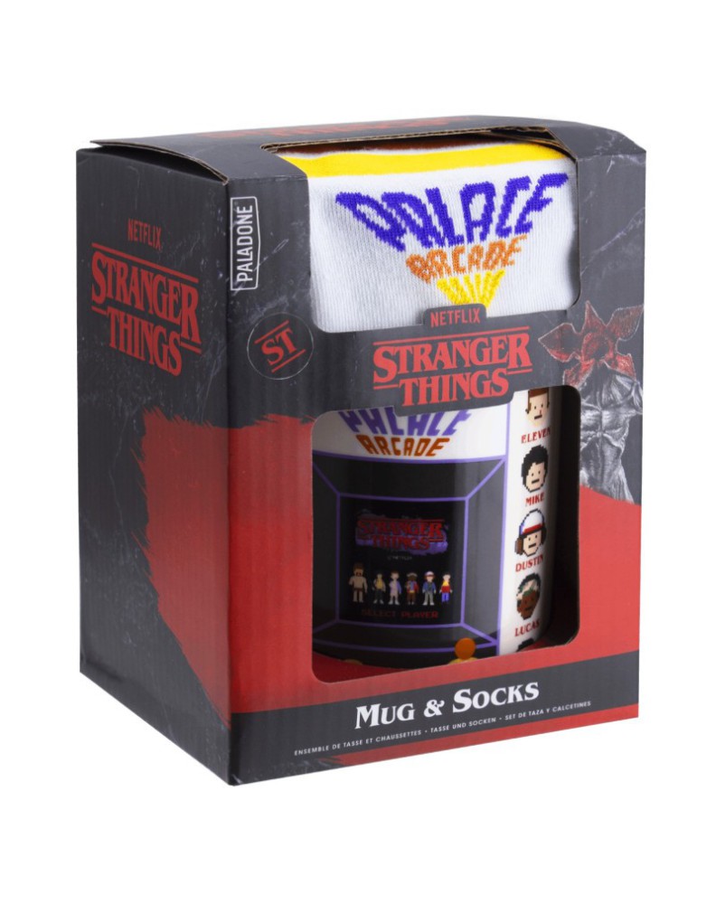 SET DE TAZA Y CALCETINES STRANGER THINGS