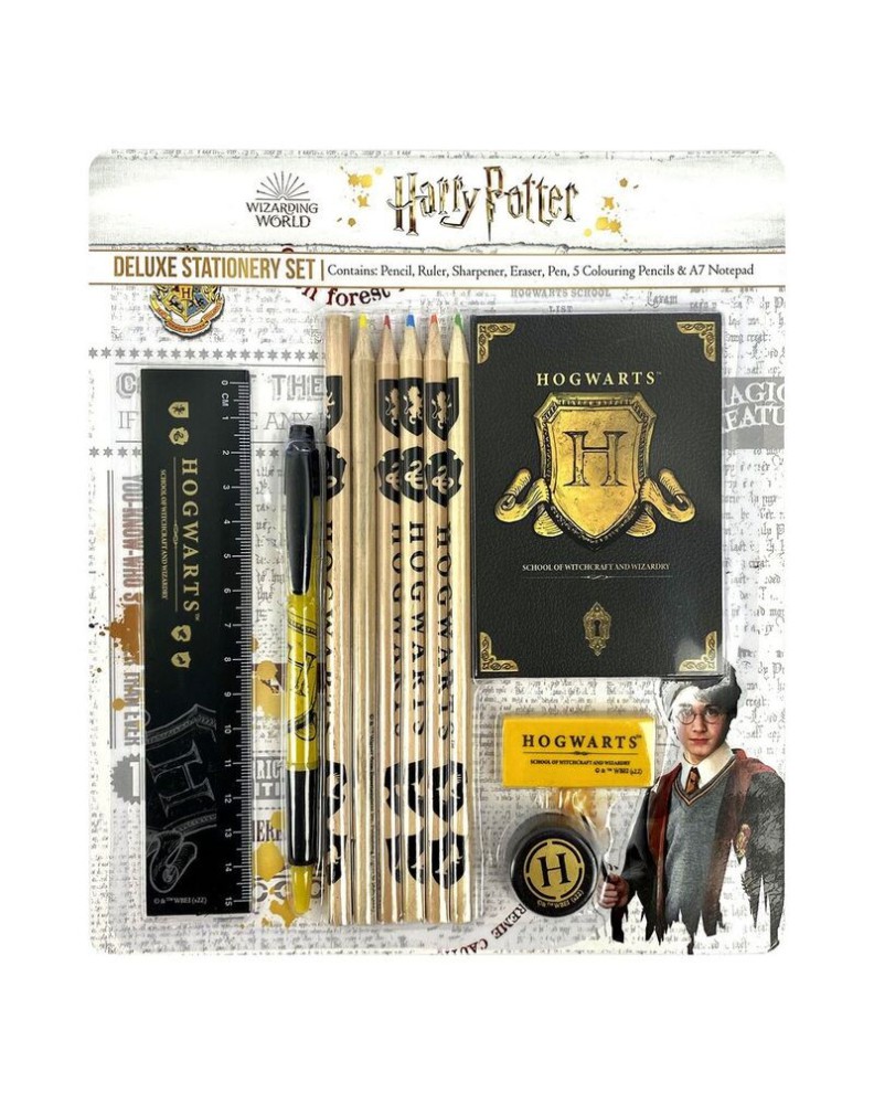 DELUXE HARRY POTTER HOGWARTS STATIONERY SET