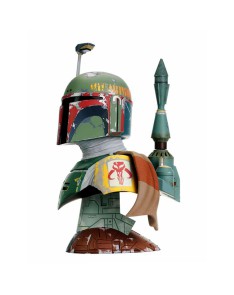 BOBA FETT EP V BUSTO RESINA 25 CM 1/2 SCALE STAR WARS LEGENDS IN 3D Vista 2