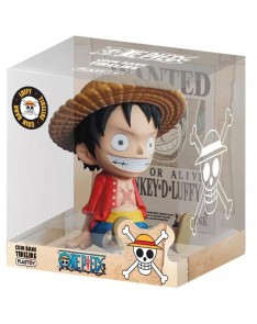 LUFFY PIGGY BANK 18 CM ONE PIECE TIRELIRE PLASTOY