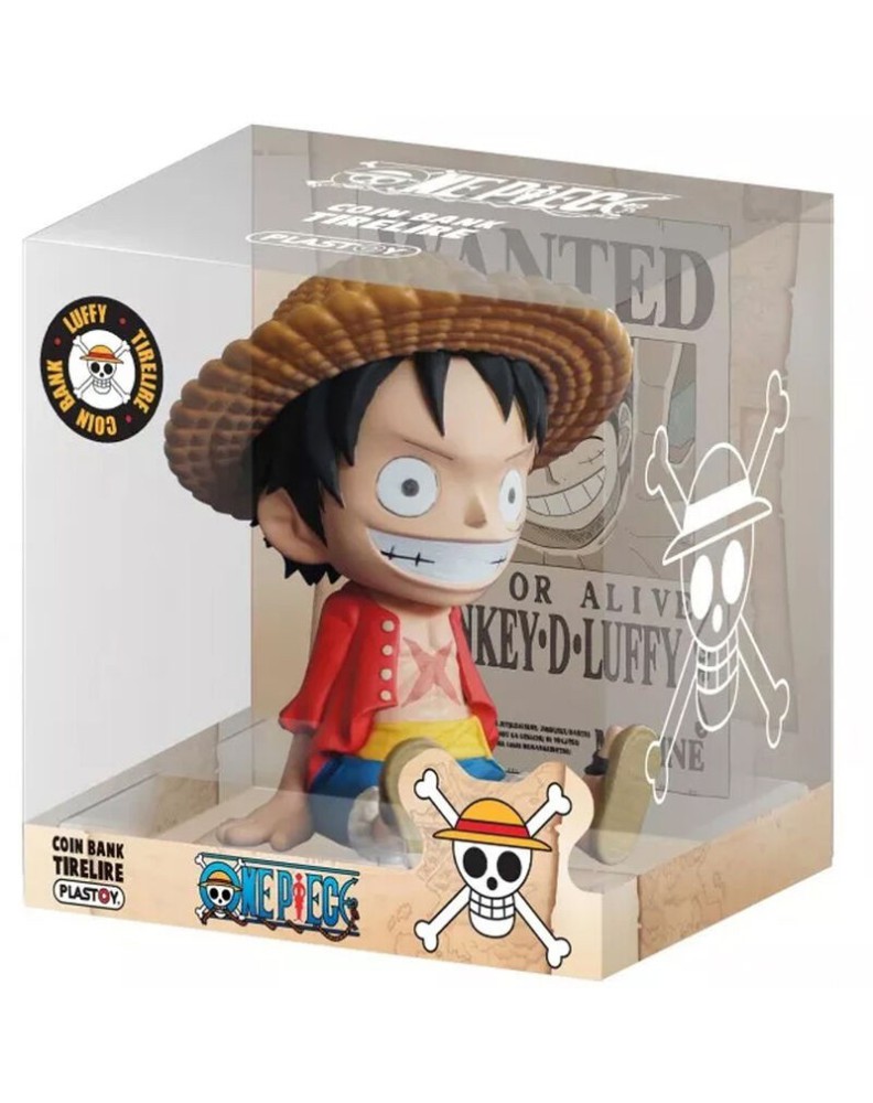 LUFFY HUCHA 18 CM ONE PIECE TIRELIRE PLASTOY