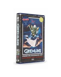 GREMLINS SET PAPELERIA VHS (LIBRETA, CHAPAS Y BOLIGRAFO) GREMLINS