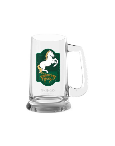 COLLECTION GLASS JUG THE PRANCING PONY THE LORD OF THE RINGS