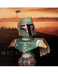 BOBA FETT EP V BUSTO RESINA 25 CM 1/2 SCALE STAR WARS LEGENDS IN 3D