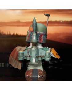 BOBA FETT EP V BUSTO RESINA 25 CM 1/2 SCALE STAR WARS LEGENDS IN 3D Vista 3