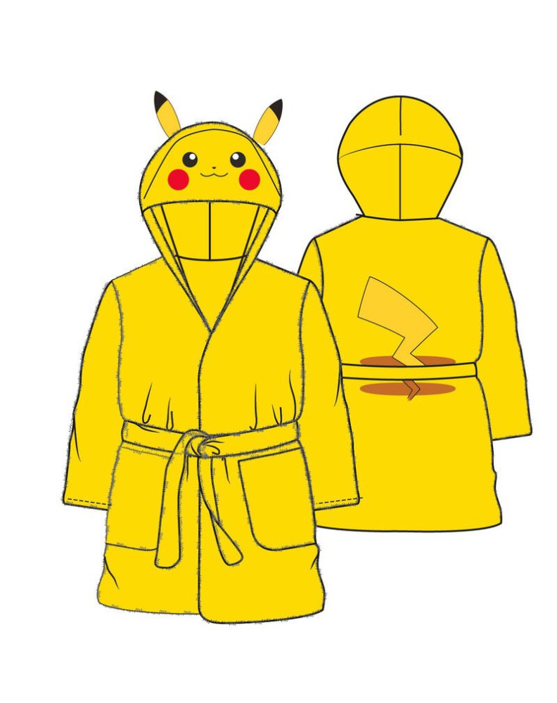 COAT PIKACHU POKEMON CHILD Vista 2