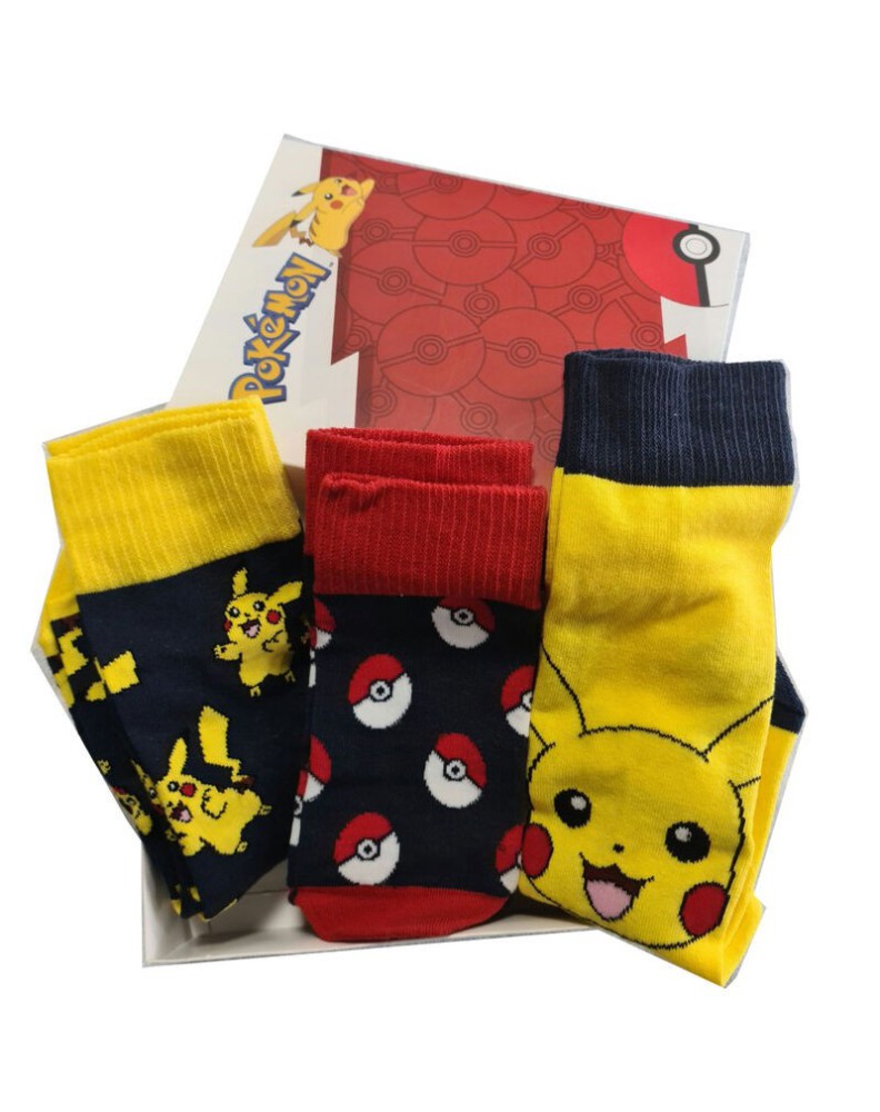 SET 3 POKEMON POKEMON SOCKS ASSORTED