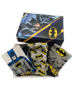 SET 3 BATMAN DC SOCKS ADULT COMICS ASSORTED