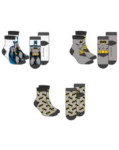 SET 3 BATMAN DC SOCKS ADULT COMICS ASSORTED Vista 2