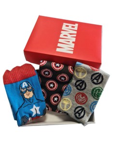 SET 3 CALCETINES VENGADORES AVENGERS MARVEL ADULTO SURTIDO