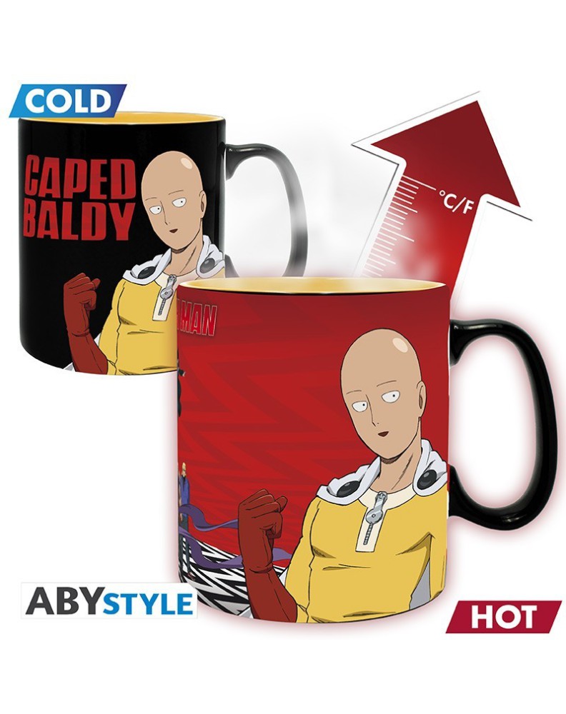 ONE PUNCH MAN - Mug Heat Change - 460 ml - Saitama & Garou - box 