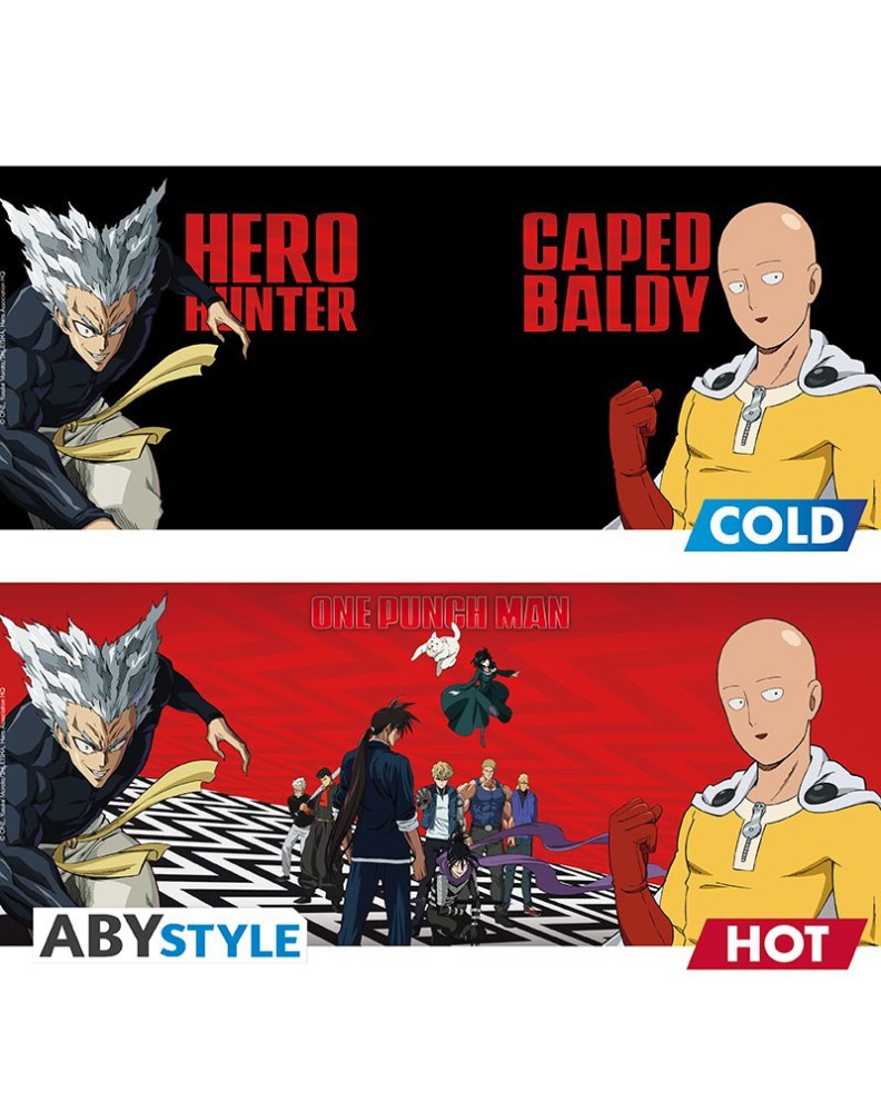 ONE PUNCH MAN - Mug Heat Change - 460 ml - Saitama & Garou - box  View 3