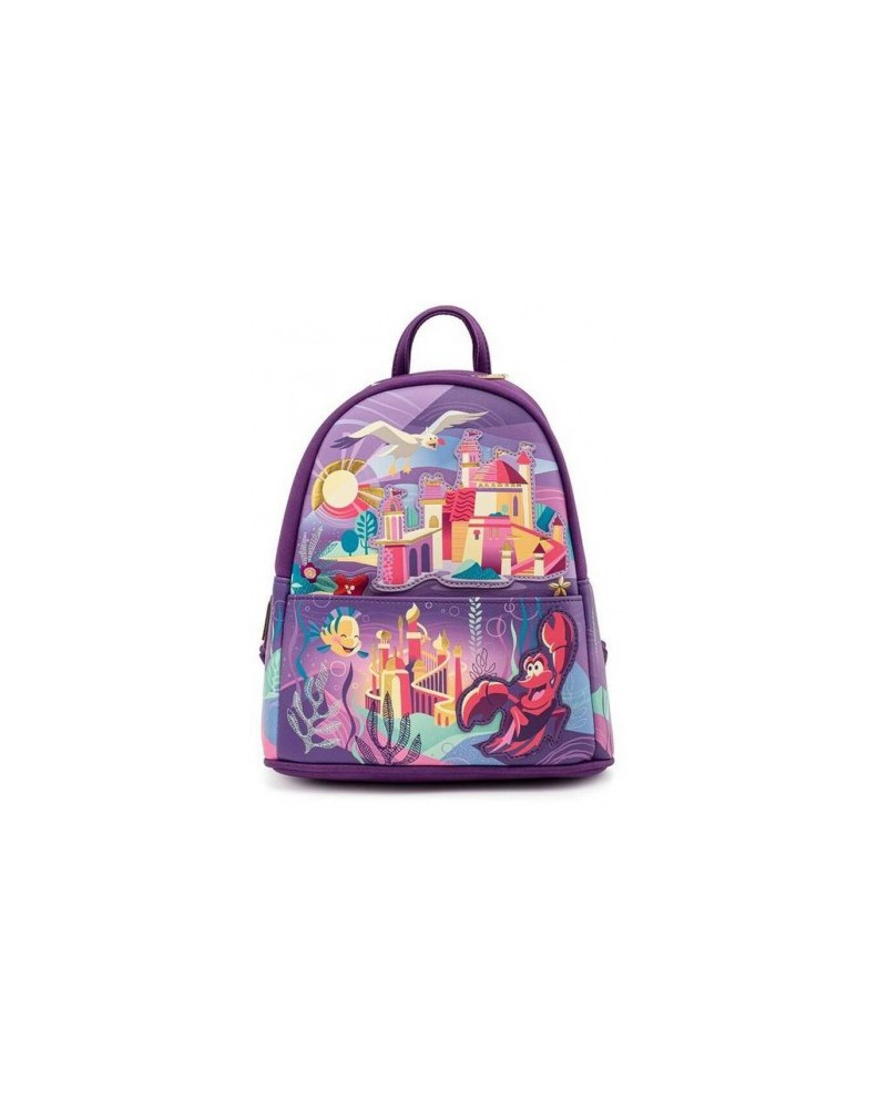 MINI BACKPACK THE LITTLE MERMAID CASTLE