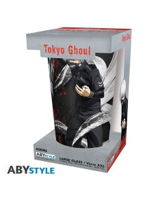 TOKYO GHOUL - LARGE GLASS - 400ML - KANEKI & MASK - BOX View 4
