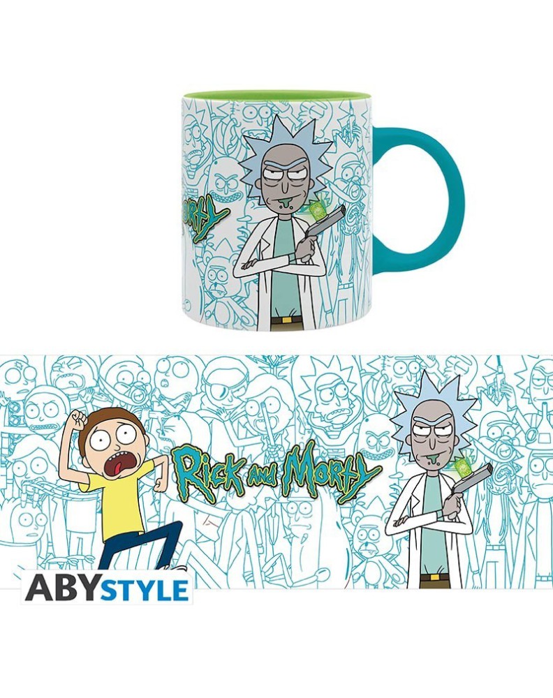 RICK AND MORTY - MUG - 320 ML - ALL RICKS AND MORTYS - BOX View 4