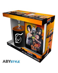 NARUTO SHIPPUDEN - PCK MUG320ML + KEYRING PVC + NOTEBOOK "NARUTO"