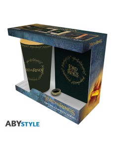 LORD OF THE RINGS - PCK XXL GLASS + PIN + POCKET NOTEBOOK "THE RING"