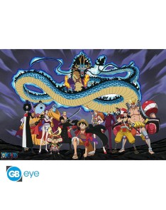 ONE PIECE - POSTER "THE CREW VERSUS KAIDO" (91.5X61)